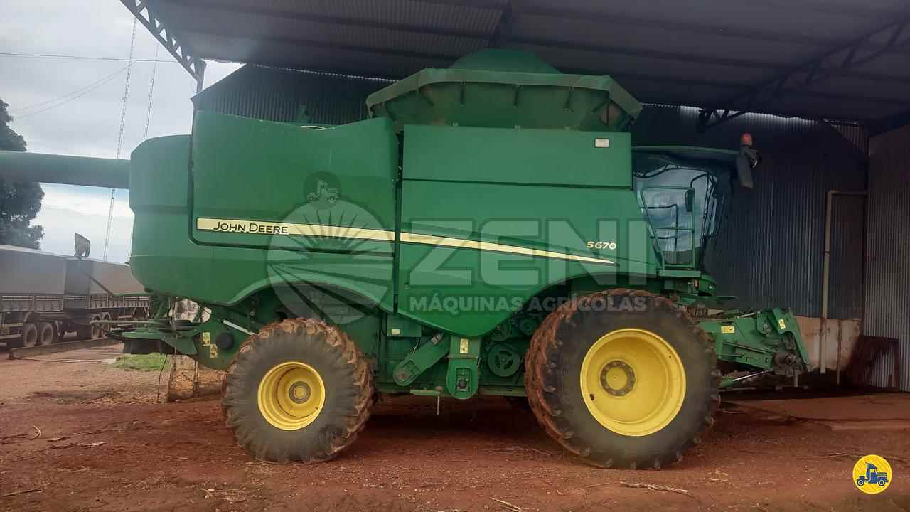 COLHEITADEIRA JOHN DEERE JOHN DEERE S670 Zeni Máquinas Agrícolas CRISTALINA GOIAS GO
